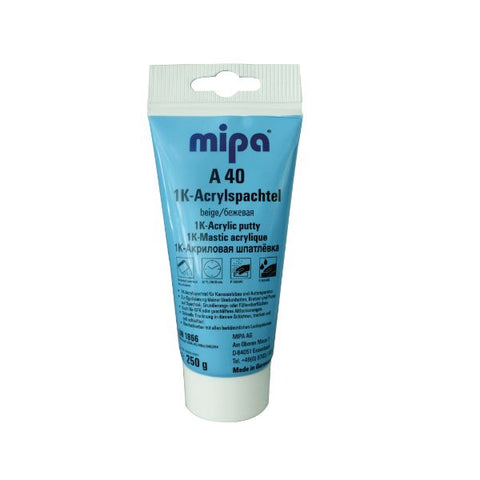 MIPA A40 1K-Acrylic putty - 250g Tube