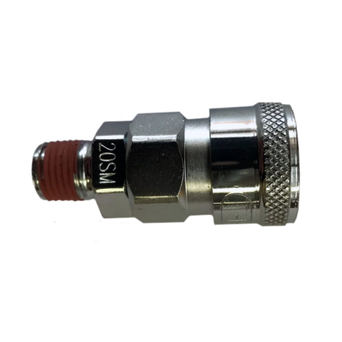 20SMA 1/4 AIR MALE THREAD METAL QUICK COUPLER