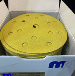 Mipa MP Goldfilm P240 15 Hole 150mm Velcro Discs 100PCS