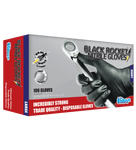 Black Rocket® Nitrile Disposable Gloves box of 100